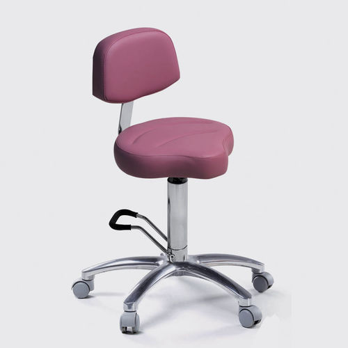 Arbeitshocker / Gestell aus Metall - 040/S - Lemi BEAUTY & SPA - regelbar / mit Rollen / für Schönheitssalon