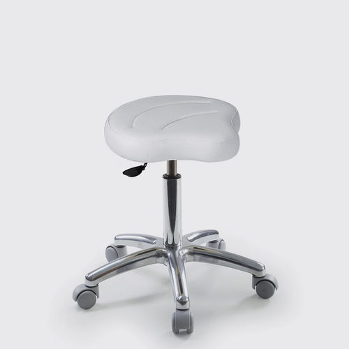 Arbeitshocker / Gestell aus Metall - 050, 050/S - Lemi BEAUTY & SPA - regelbar / mit Rollen / für Schönheitssalon