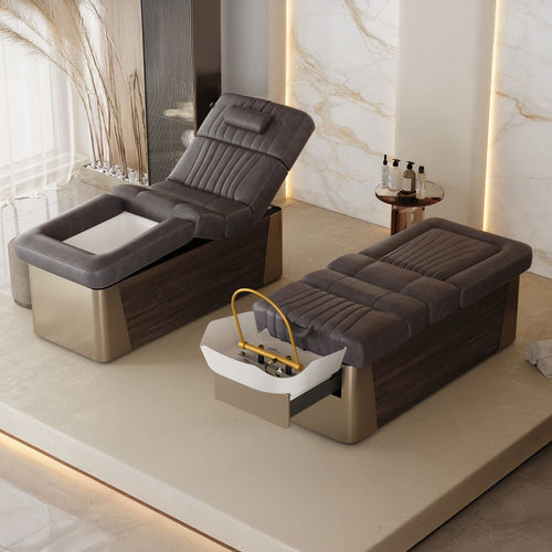 Fusspflegestuhl mit Wellnessbecken / Leder - VENICE HEAD SPA - Lemi BEAUTY & SPA - elektrisch / mit Schublade / ergonomisch