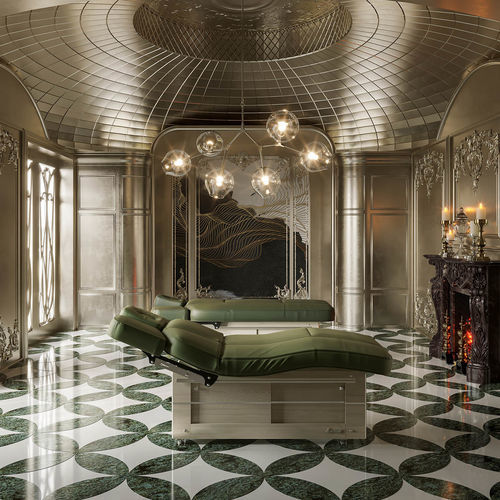 Elektrische Massageliege - FLORENCE - Lemi BEAUTY & SPA - Holz / Aluminium / höhenverstellbar