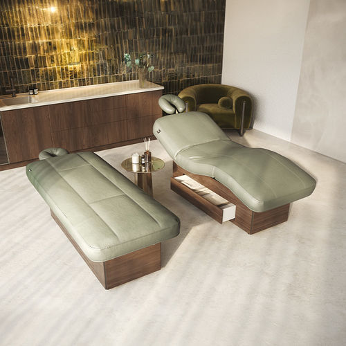 Elektrische Massageliege - PORTOFINO - Lemi BEAUTY & SPA - faltbar / Holz / höhenverstellbar