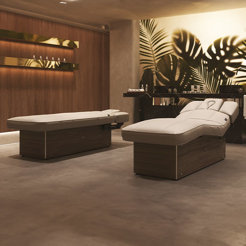 Elektrische Massageliege - PORTOFINO EVO - Lemi BEAUTY & SPA - Holz / mit Stauraum / höhenverstellbar