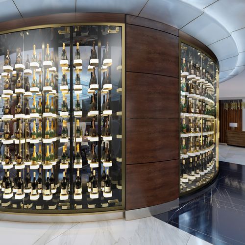 Verkaufskühlvitrine - PANORAMICA - ESIGO - Stand / Insel / für Restaurants