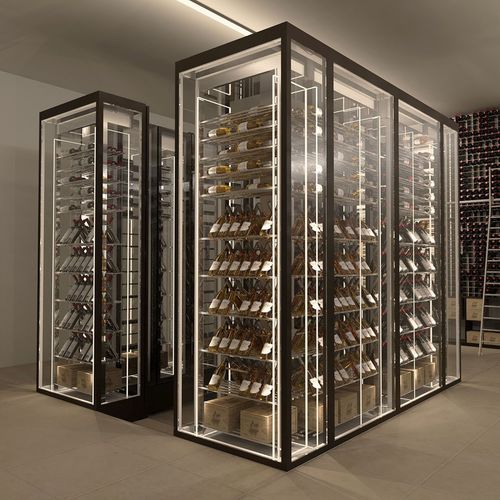 Service-Weinkühlschrank - CUBE - ESIGO - Alterung / Multi-Temperatur / für professionellen Einsatz