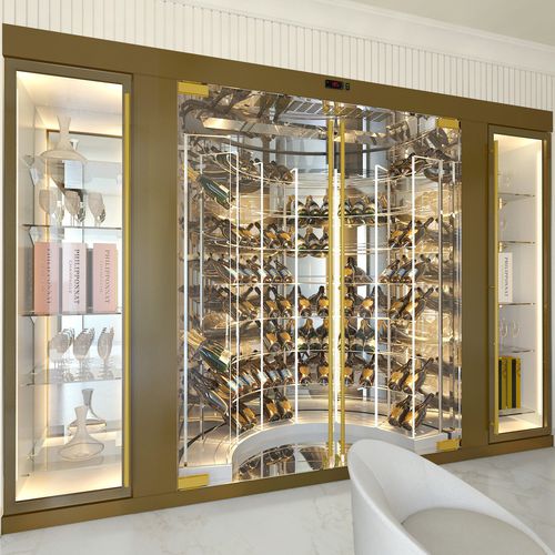 Service-Weinkühlschrank - ASSOLUTA CURVA - ESIGO - für Boot / Einbau / Edelstahl
