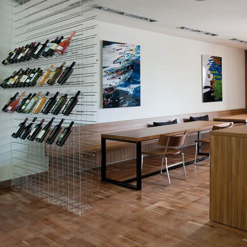 Weinregal - ESIGO WINE BAR 01 - ESIGO - Trennwand / Decke/Boden / modern