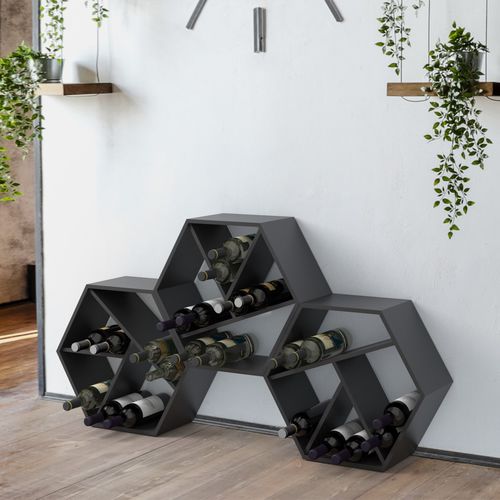 Holz-Flaschenregal - LEGNO ESAGO - ESIGO - freistehend / wandmontiert / Etagen