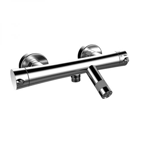 Zweigriffmischer für Dusche - 47230470 - GRB MIXERS - wandmontiert / thermostatisch / aus verchromtem Metall