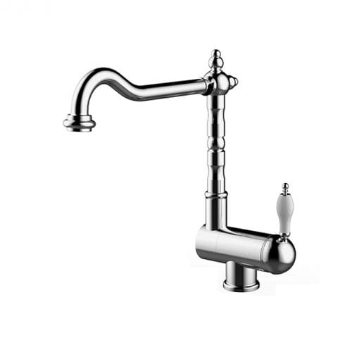 Aufsatz-Einhebelmischer - 535190/15820400/11842110/11820110/35819350 - GRB MIXERS - aus verchromtem Metall / für Küche / 1-Loch
