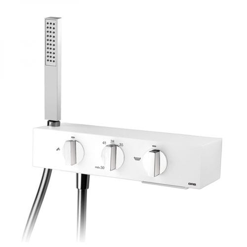 Einhebelmischer für Dusche - 60220600 - GRB MIXERS - wandmontiert / thermostatisch / aus verchromtem Metall