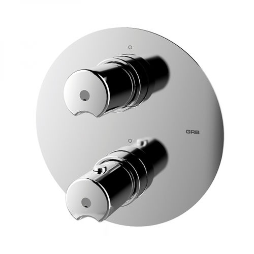 Zweigriffmischer für Duschen - 40140400 - GRB MIXERS - Einbau / thermostatisch / aus verchromtem Metall