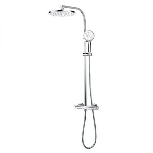 Wandmontiertes Duschsystem - 138200/39426390/15452150/15431150 SERIES - GRB MIXERS - modern / mit Handbrause / thermostatisch