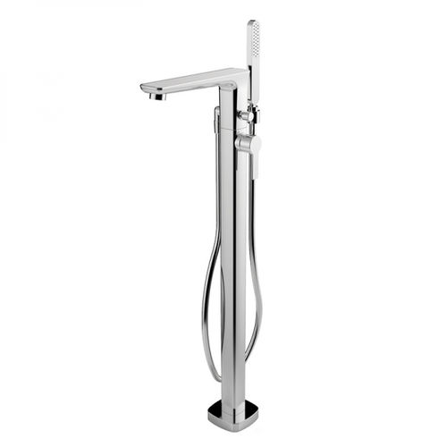 Einhebelmischer für Badewanne - 85450850 - GRB MIXERS - bodenstehend / aus verchromtem Metall / für Badezimmer