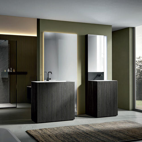 Wandhängender Waschtisch-Unterschrank - CHRONO 38/44 - Agorà Group - freistehend / MDF / modern