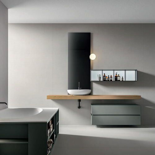 Moderner Badezimmer-Schrank - NIKE - Agorà Group - für Privatgebrauch / Holz / lackiert