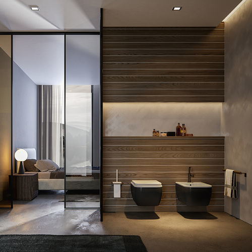 Wandhängendes Bidet - BOMBO - Agorà Group - Keramik
