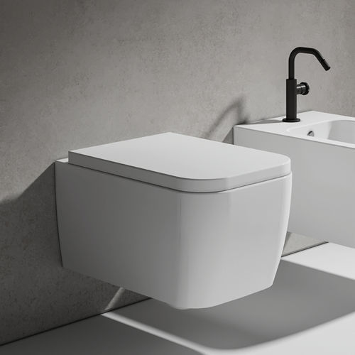 Wandhängendes WC - Hub - Agorà Group - Keramik / für Privatgebrauch / liegend