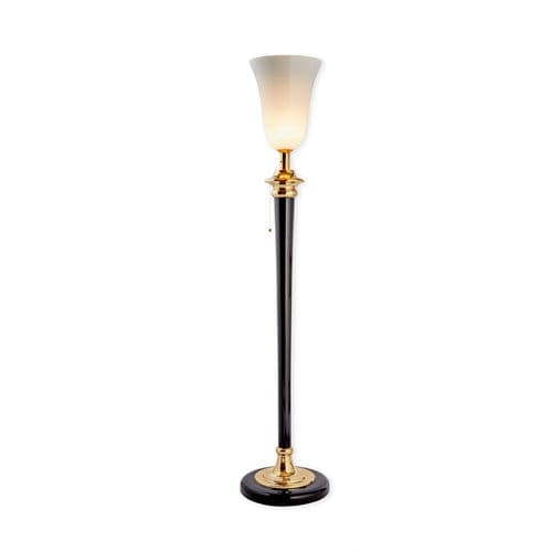 Stehleuchte - MAZDA GOLD - Art Deco Schneider - poliertes Messing / Art Deco / mit Kabel