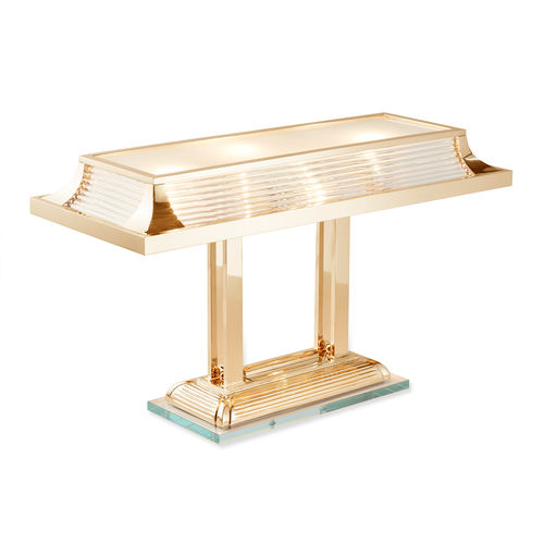 Tischlampe - PARIS TABLE GOLD - Art Deco Schneider - poliertes Messing / Art Deco / mit Kabel