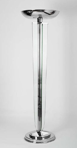 Stehleuchte - Adnet - Art Deco Schneider - Glas / Art Deco / schnurlos