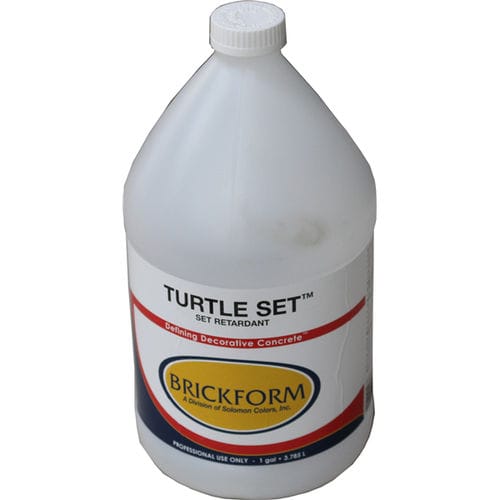 Verzögerer-Zusatzmittel - BRICKFORM : TURTLE SET - Solomon Colors - für Beton