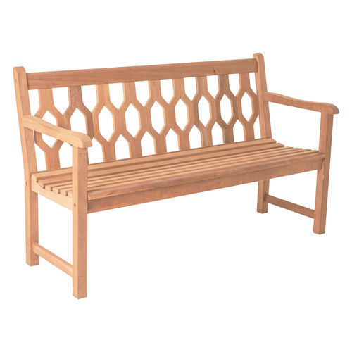 Klassische Bank - Mahogany  - Alexander Rose - Mahagoni / mit Rückenlehne / mit Armlehnen
