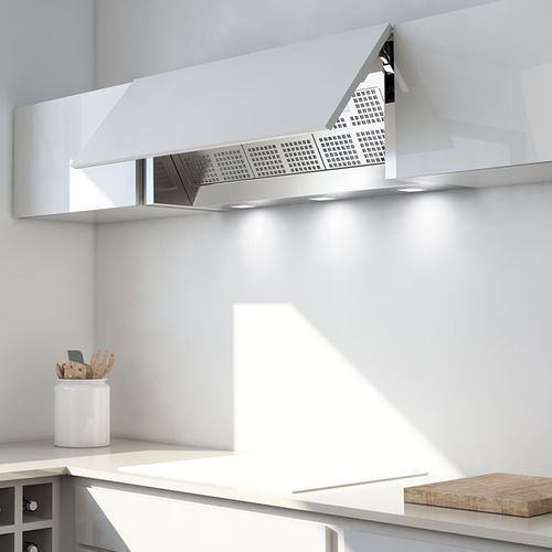 Einbaudunstabzug - Integratta SP Inox - Frecan - Abluft / mit integrierter Beleuchtung / geräuscharm