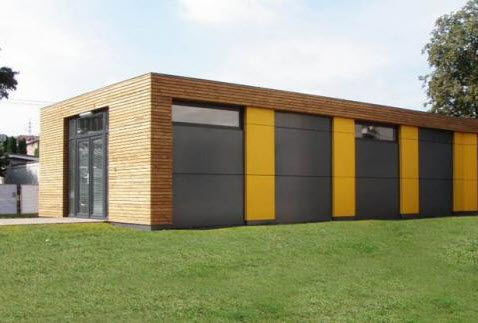Modulgebäude - Touax - Fertigbau / Holz / für Kindergarten