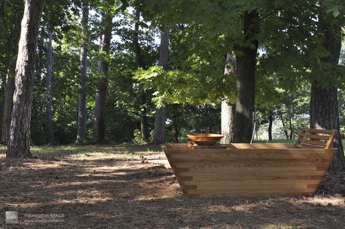 Freistehende Badewanne - IMAGE 01 - IMAGE - Eiche