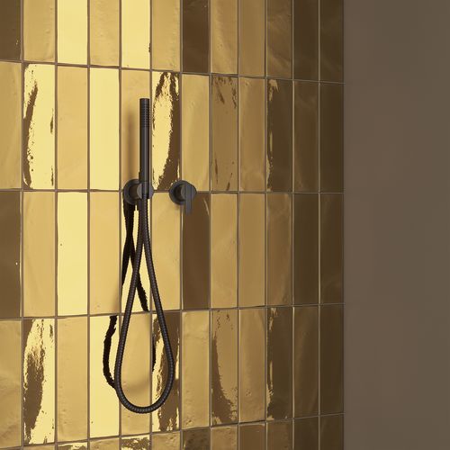 Keramikfliesen - COTTAGE GOLD MIX - INTHETILE - metallisiert / für den Innenraum / Wand