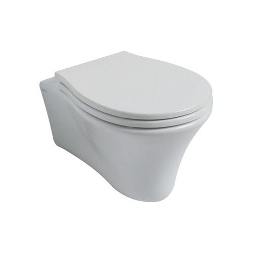 Wandhängendes WC - FOR120201 - Olympia - Keramik / mit eingebauter Spülung / modern