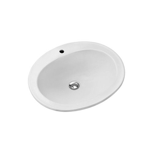 Einbauwaschbecken - LIL4658101 - Olympia - Keramik / oval / modern