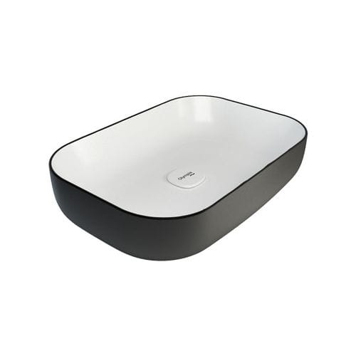 Aufsatzwaschbecken - MET42600 - Olympia - Keramik / rechteckig / modern
