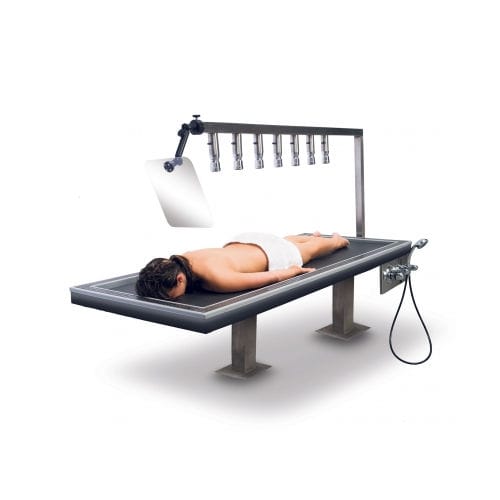 Horizontale Vichy-Dusche - HYDROWET 7 - HydroCo - für Spa / für Hydrotherapie / schwarz