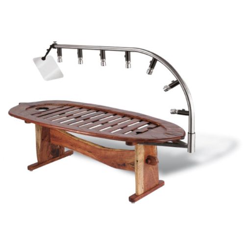 Vichy-Dusche / Wechsel - HYDROWOOD 7 - HydroCo - Holz / horizontal / für Spa
