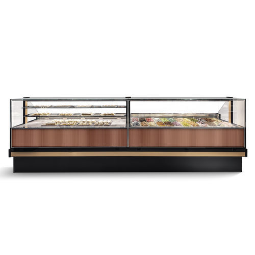 Verkaufskühlvitrine - Marley - SIFA - für Konditoreien / Edelstahl / Aluminium