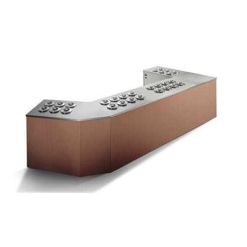 Verkaufskühlvitrine - POZZETTI - SIFA - für Konditoreien / für Bäckerei / Metall