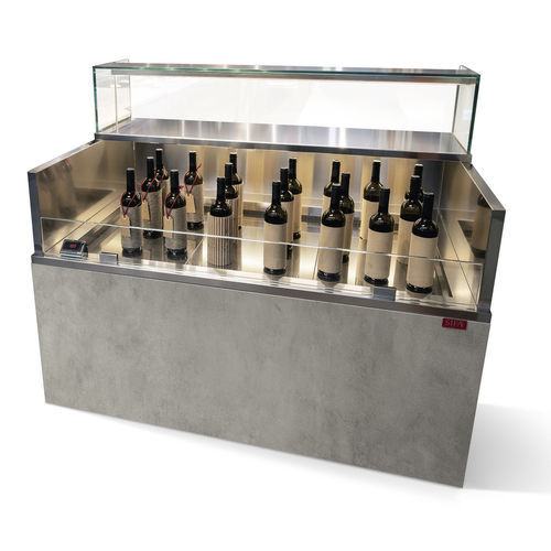 Verkaufskühlvitrine - Self To Go - SIFA - für Einzelhandel / Aluminium / ohne Tür