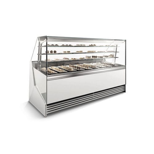 Verkaufskühlvitrine - GRAVITY - SIFA - Schrank / für Konditoreien / Metall