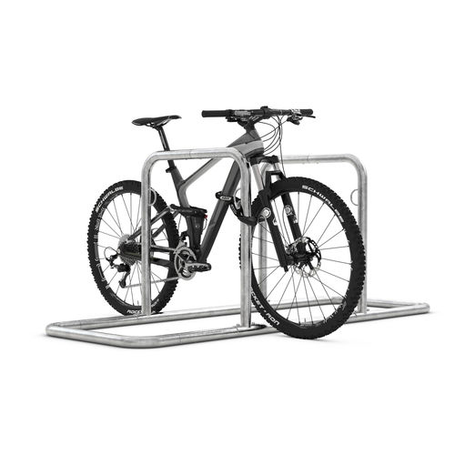 Bodenstehender Fahrradständer - Galaxy 32 - wsm Raumsysteme - gesichert / Werbe / vandalismussicher