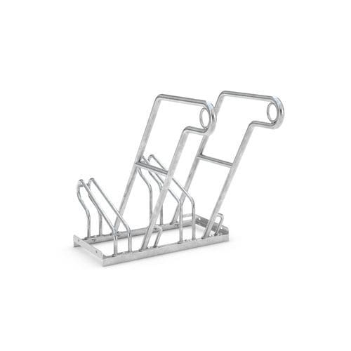 Bodenstehender Fahrradständer - 2602 - wsm Raumsysteme - für öffentliche Bereiche / für Parkplätze / galvanisiertem Stahl