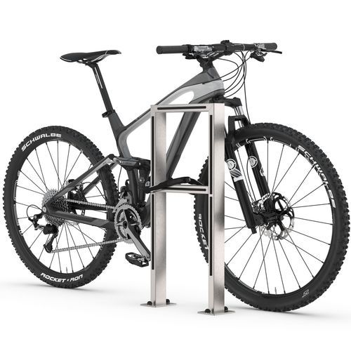 Bodenstehender Fahrradständer - 9331 E - wsm Raumsysteme - gesichert / vandalismussicher / für öffentliche Bereiche