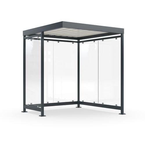Mehrzwecküberdachung für öffentliche Bereiche - Köln K2 a/b - wsm Raumsysteme - für städtische Bereiche / für Parkplätze