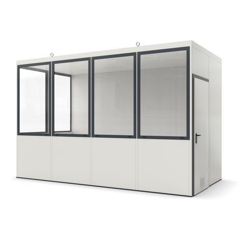 Fertigkabine für Bürogebrauch - Wi 12b - wsm Raumsysteme - für technische Zwecke / modular