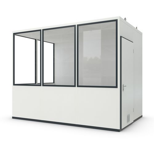 Fertigkabine für Bürogebrauch - MultiRoom Basic 7 - wsm Raumsysteme - für Empfangsbereich / modular