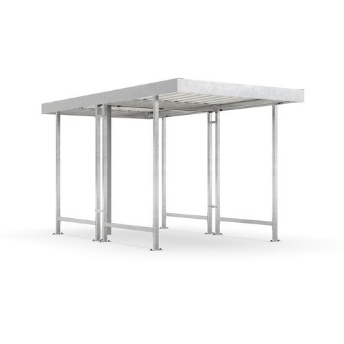 Mehrzwecküberdachung für öffentliche Bereiche - Leipzig L40 - wsm Raumsysteme - für Lagerung / für Parkplätze