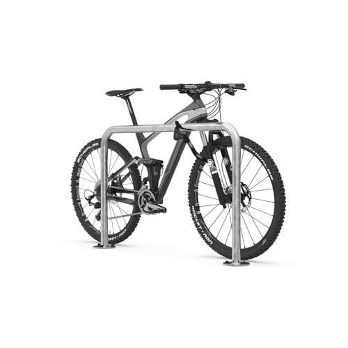 Bodenstehender Fahrradständer - 9121 - wsm Raumsysteme - gesichert / vandalismussicher / für öffentliche Bereiche