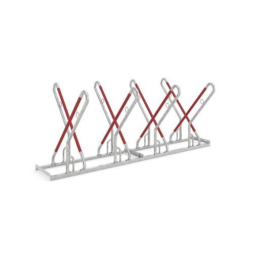 Bodenstehender Fahrradständer - 0518 XBF - wsm Raumsysteme - gesichert / vandalismussicher / für öffentliche Bereiche