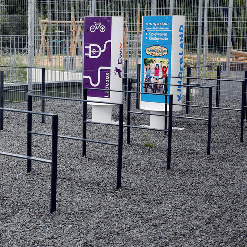 Bodenstehender Fahrradständer - 9610 - wsm Raumsysteme - gesichert / vandalismussicher / für öffentliche Bereiche