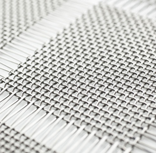 Metall-Geflecht / Edelstahl - MATRIX - MeshArt Dorstener Drahtwerke - Architektur / für Fassadenverkleidung / für Decke
